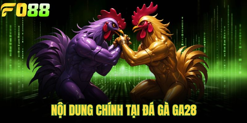 Nội dung chính tại đá gà GA28